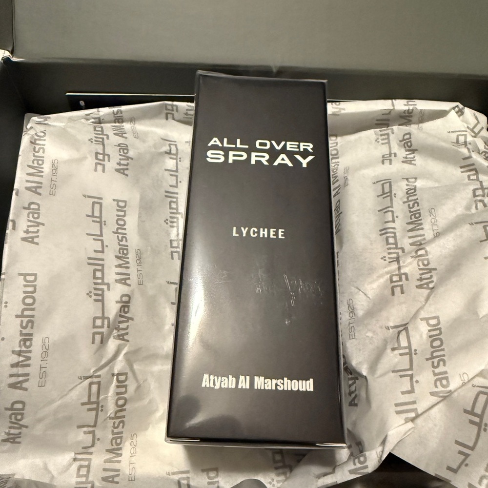Atyab Al Marshoud All Over Spray - Lychee